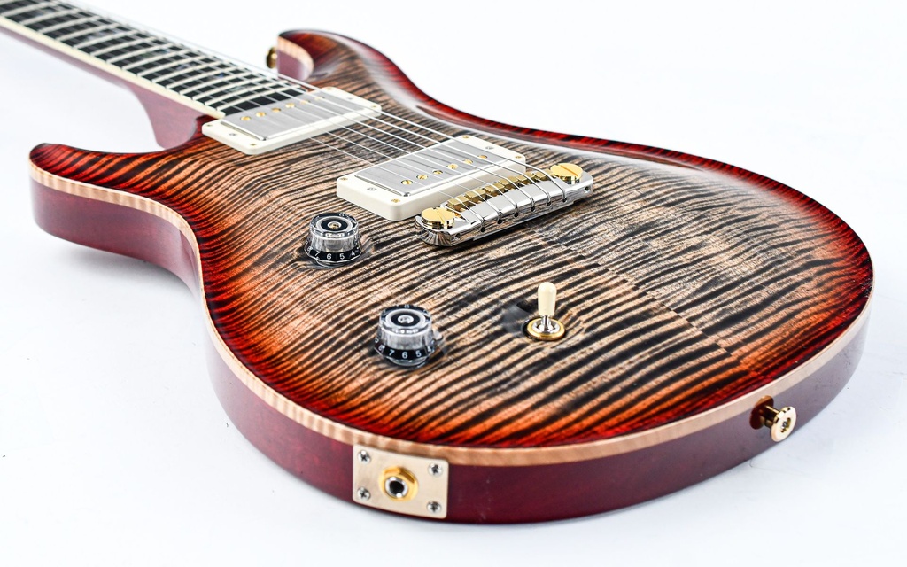 PRS Wood Library McCarty 10 Top Charcoal Cherry Burst Lefty | The